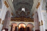 Pohľad na interiér bazilky minor v Šaštíne - chór a organ - jeden z najväčších na Slovensku...